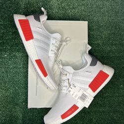 NEW Adidas NMD R1 'White Vivid Red' Men’s Size 11 GX9527
