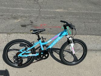 Huffy Kids Mountain Bike Teal Pink 20”