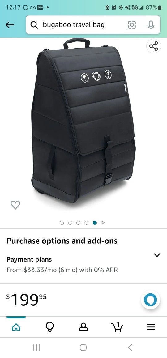 Double Stroller Or Wagon Bag  Asking $130 Or Best Offer