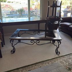 Coffee Table With Glass Top 