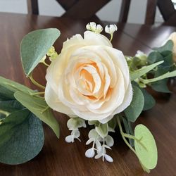 5’ Garland - Champagne Roses