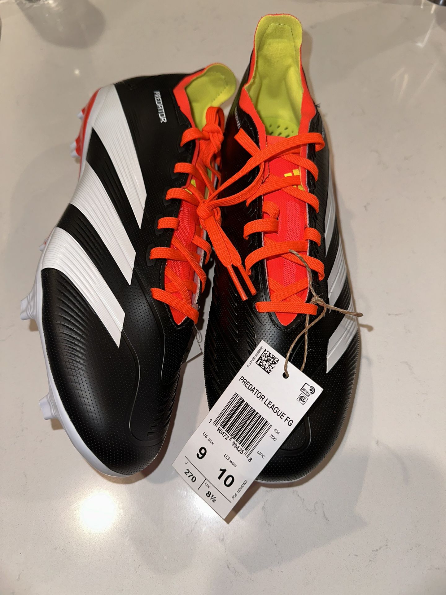 Adidas Predator League FG Soccer Cleats Size 9