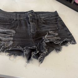 Express Jeans distressed Denim shorts Womens Size 8