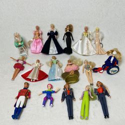 1990s McDonald’s Barbie Dolls + 90s Barbie Doll Keychain