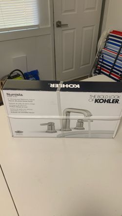 Kohler bathroom faucet brushed nickel