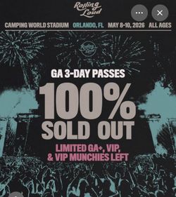 Rolling Loud Orlando 3day GA