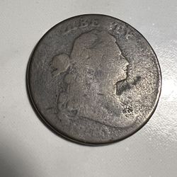 1800 Draped Bust, Liberty Large Cent, Coin Graded…AG-3