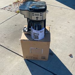 Large Brewer Coffee Maker Dual Espresso Machine Single Server Programmable Timer