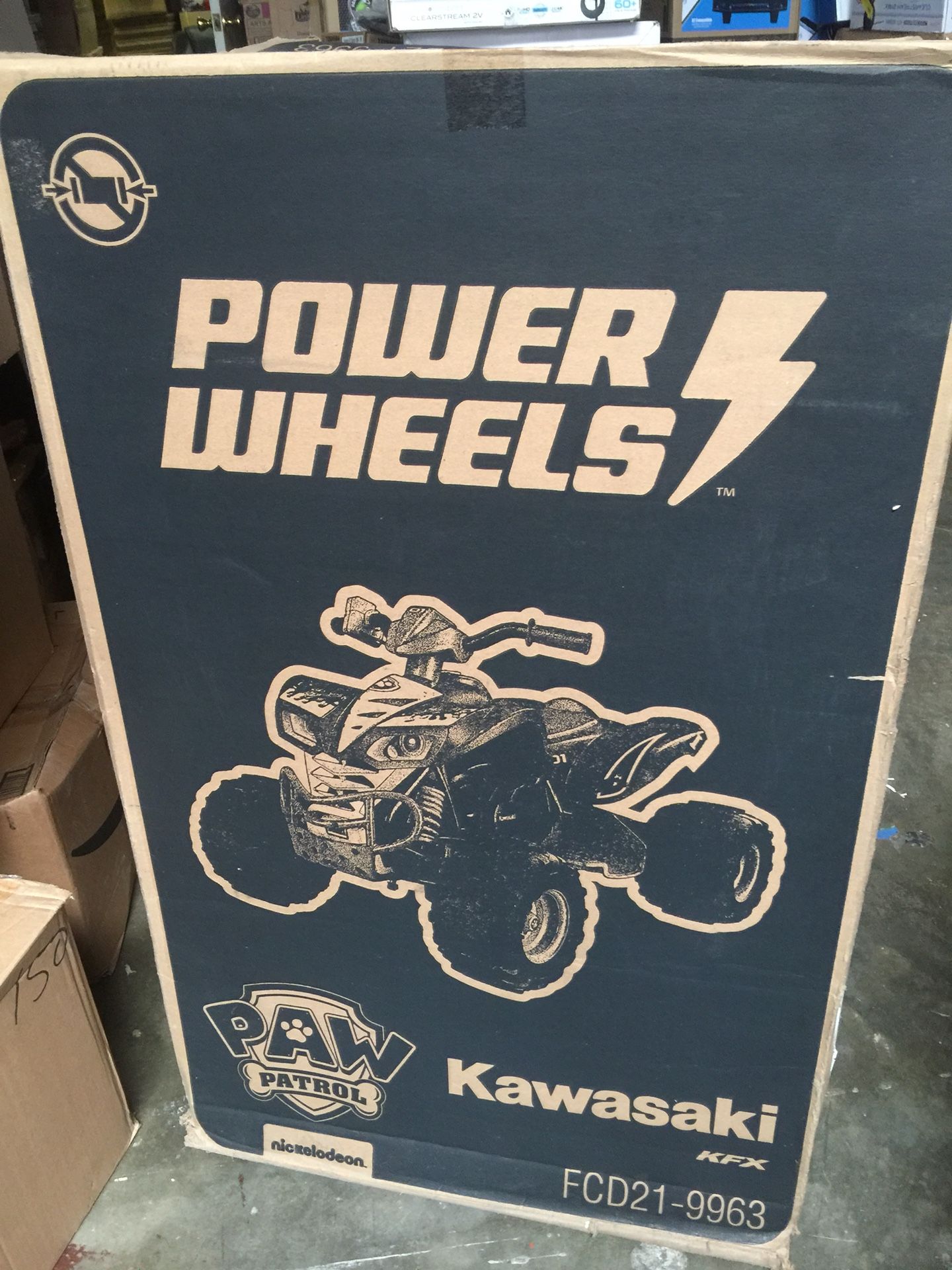 Power wheels nickelodeon paw patrol sales kawasaki kfx