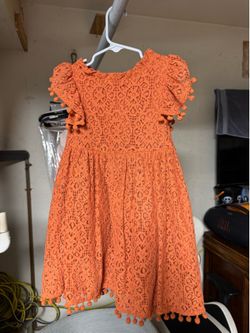 Burnt orange dress