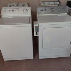 Lavadoras De Monedas..Coin Operated Washer And Dryer Set 