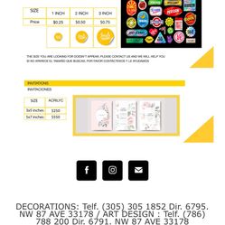 Custom Stickers and Invitations 