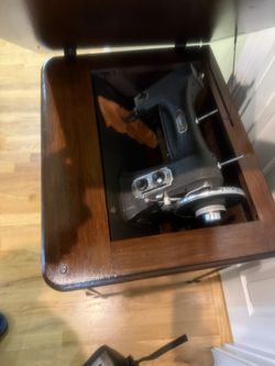 White Royalty (Vintage Hideaway Sewing Machine) $100.00
