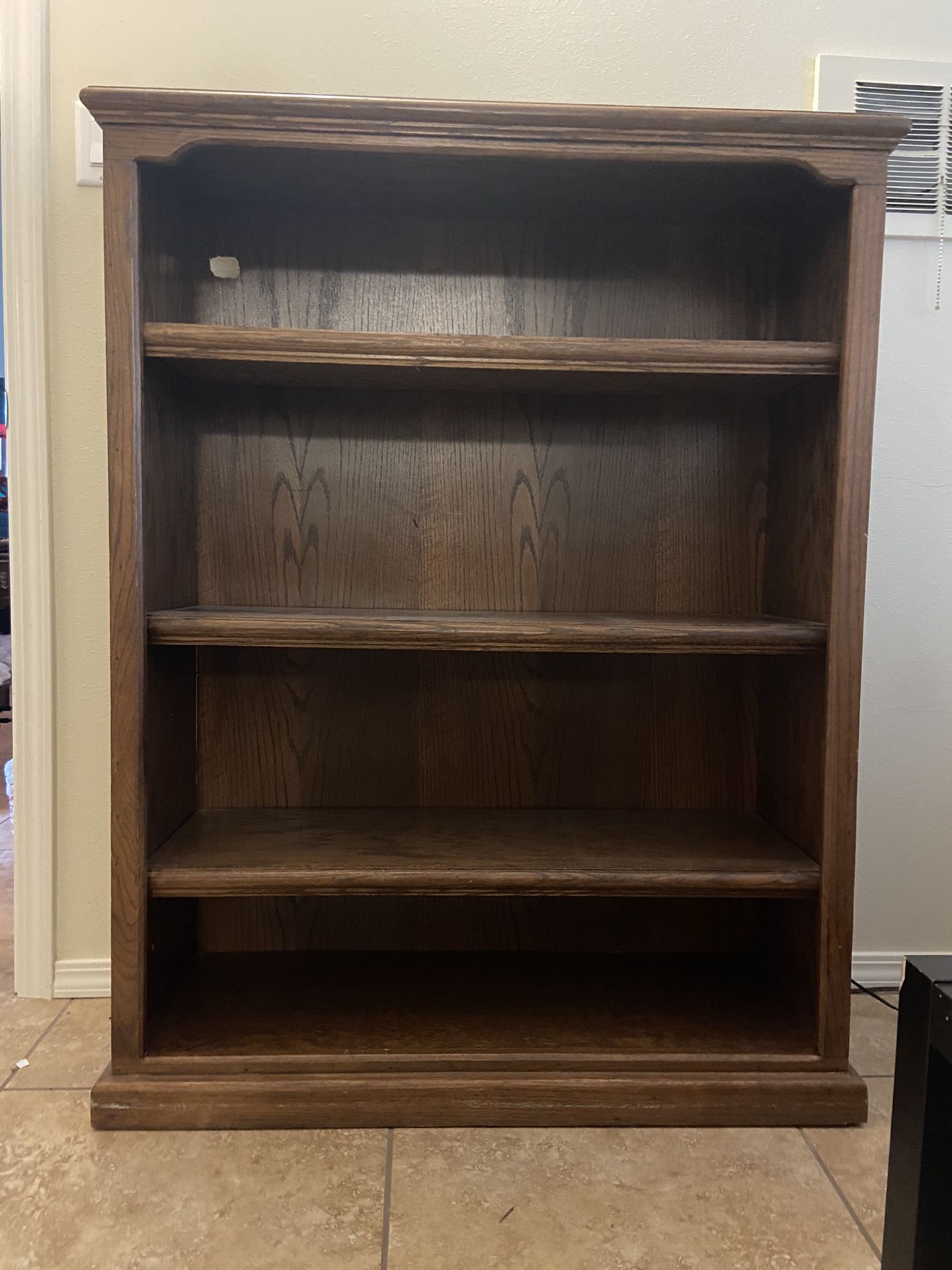 Mid-Century Wooden Shelf and Book Case