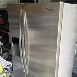 Whirlpool Stainless Steel Refrigerator Side By Side