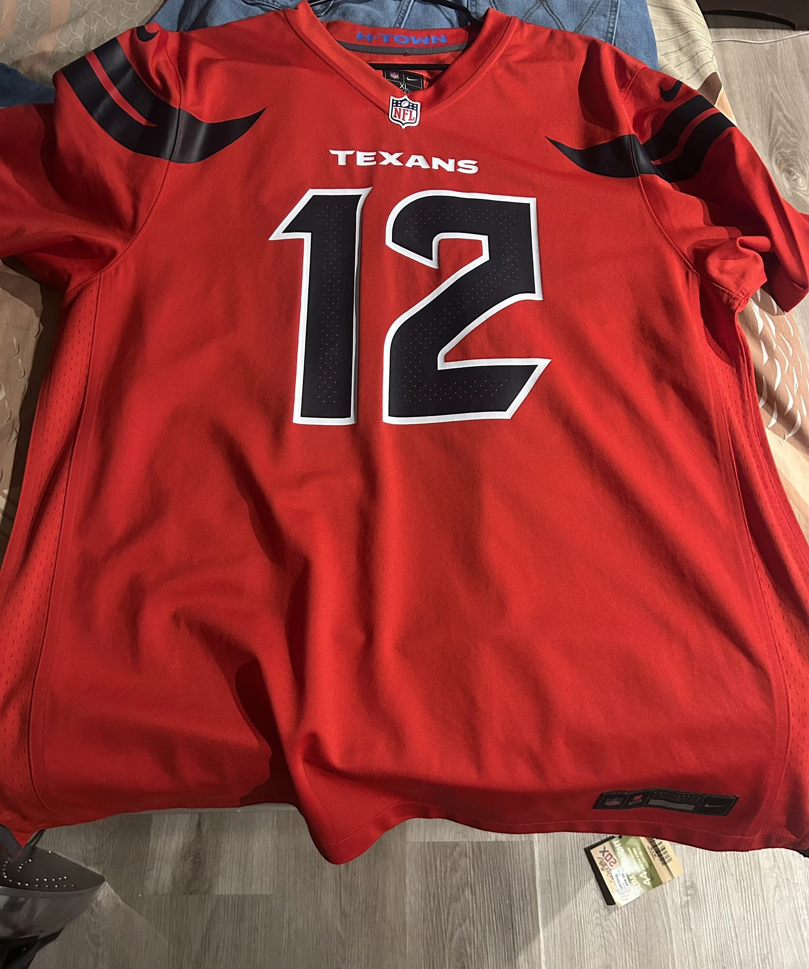 Nico Collins Texans Battle Rd Jersey