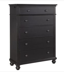 Aspenhome Oxford Chest in Black