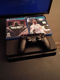 PlayStation 4 Slim 1TB Console Bundle + Controller & Games