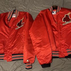 1980’s Vintage Bomber Jacket Cardinals Large