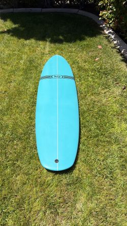 6’8 surfboard midlength used a couple times quad