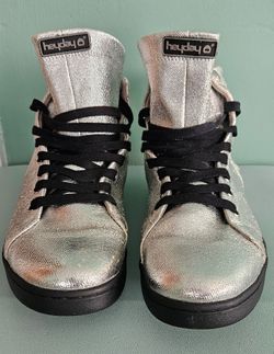 Heyday Silver Metallic High-Top Sneakers
