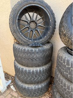 24x14” hard rock  wheels  universal