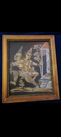 Vintage Hindu Painting 