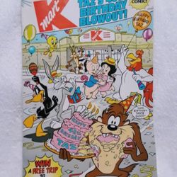 Vintage Looney tunes taz's 40th birthday comic book