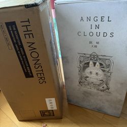 Pop Mart Labubu THE MONSTERS Zimomo ANGEL IN CLOUDS Vinyl Face Doll 'White'