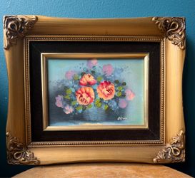 Vintage Style Floral Painting