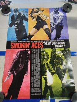 "Smokin Aces" Original One-sheet Movie Poster 27x40 (2006) D/S