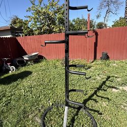 Standing bike rack