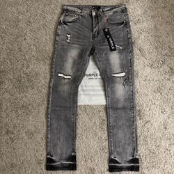Purple Jeans Size 36 Men’s Black