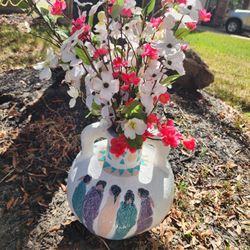 Vintage Large Native American Pottery Vase