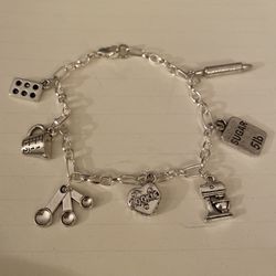 Baking Themed Charm Bracelet