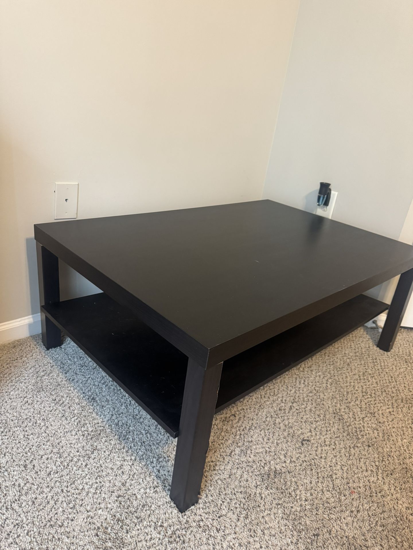black table