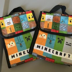 Minecraft Lunch Bags Insulated