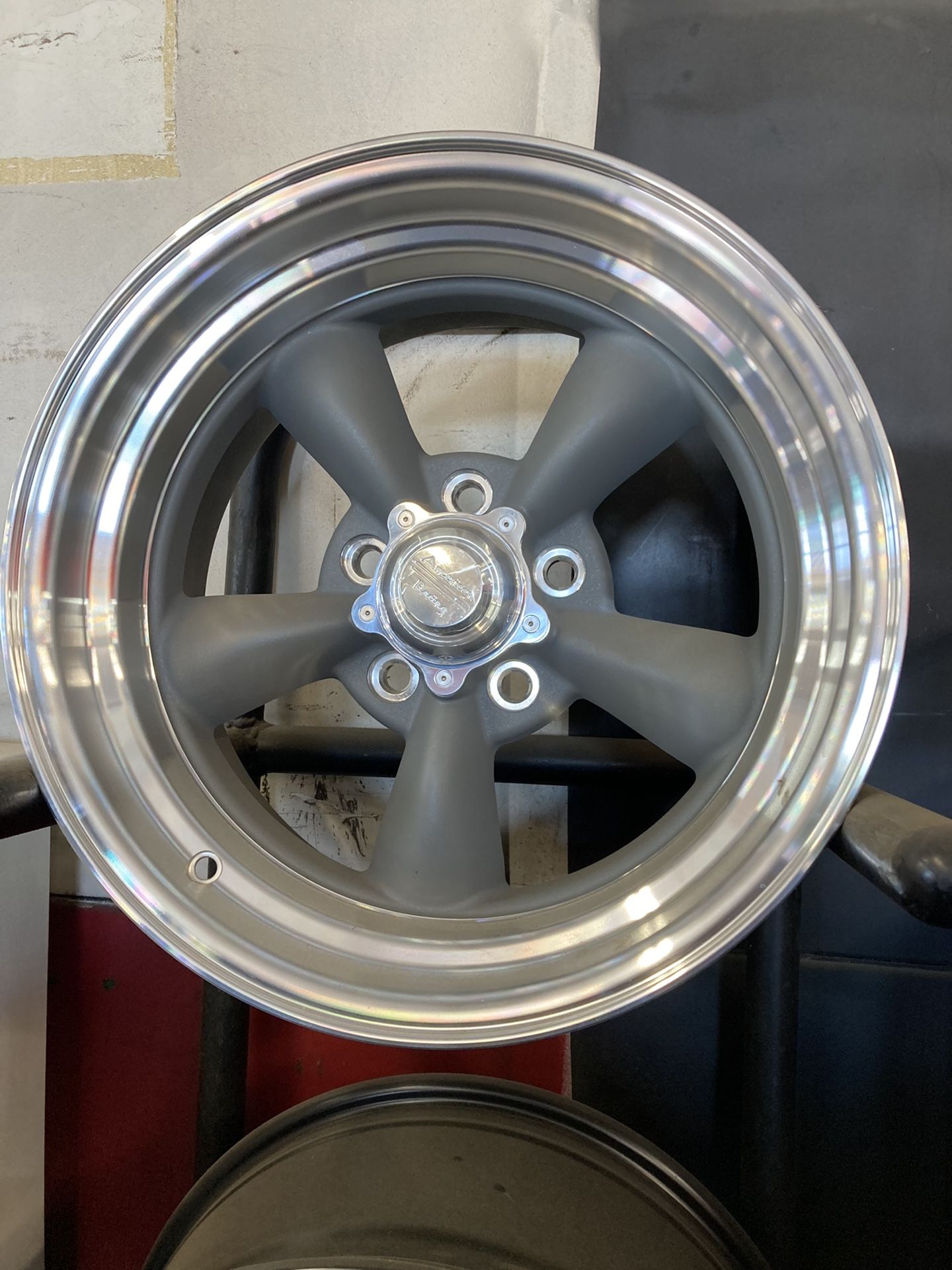 15x7 American Racing  5x4 3/4-Gray “set”and Set Of 15x8