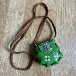 Leather Coin Bag Mexico Flower Butterfly Smal Pouch Wallet Crossbody 