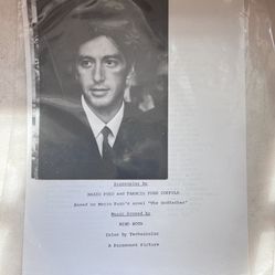 AL PACINO ORIGINAL NEW YORK RELEASE PRESS KIT ADDENDUM WITH STILL AND NOTES