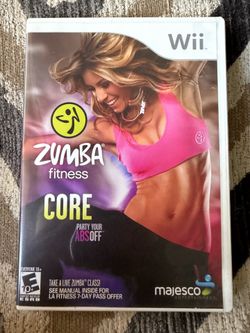 Zumba Fitness Core Wii Game, CIB, Firm Price, Cash Only, Pembroke Pines Pickup