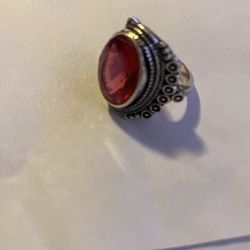 Beautiful Red Ruby Costume Jewelry