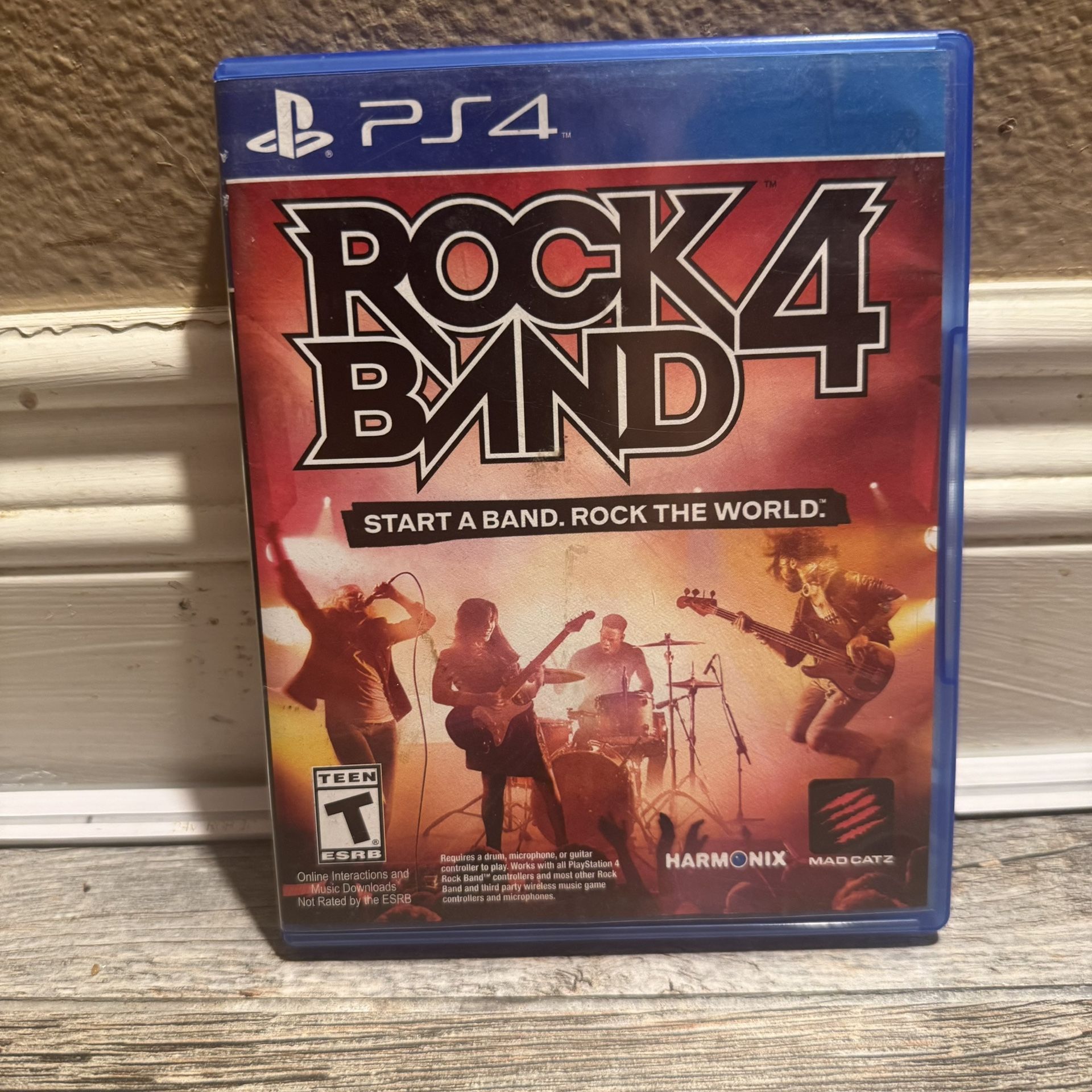 Rockband 4 For PS4 Game Disc