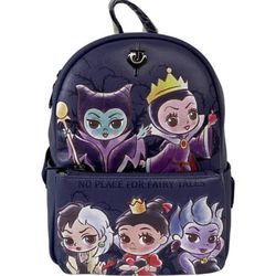 Loungefly Disney Villains Chibi Mini Backpack