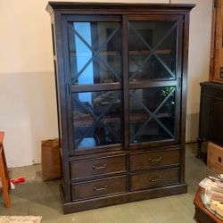 Dark Brown Large Cabinet 