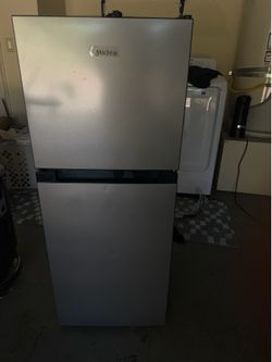 Midea  stainless steel double door  fridge