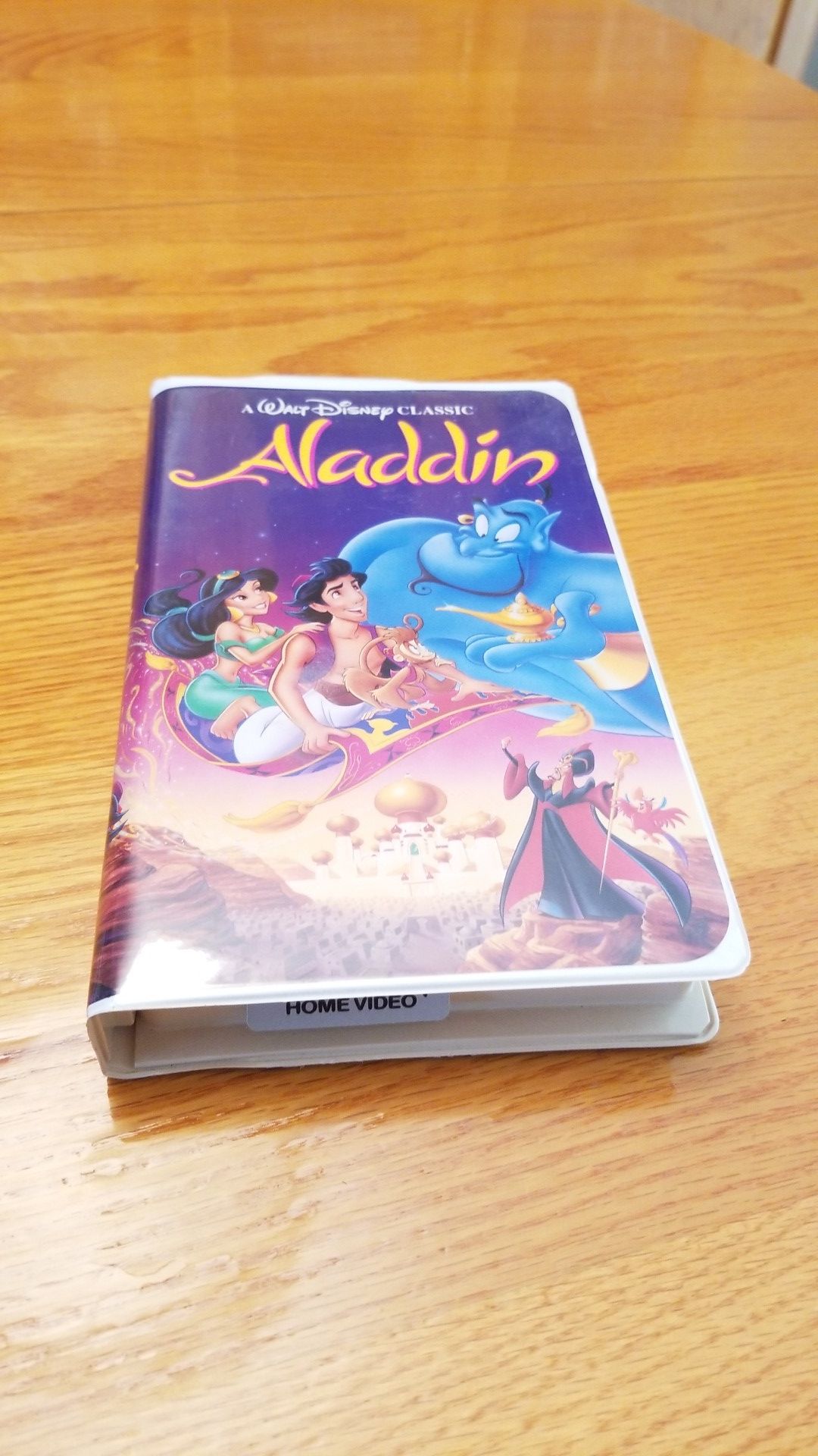 Aladdin VHS tape