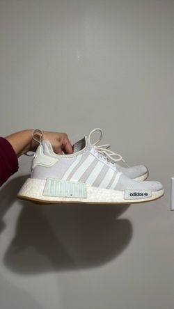 Adidas NMD R1 White Boost Sneakers