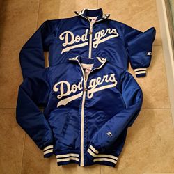 True Vintage 80s STARTER Satin Bomber Jacket Los Angeles Dodgers Champions