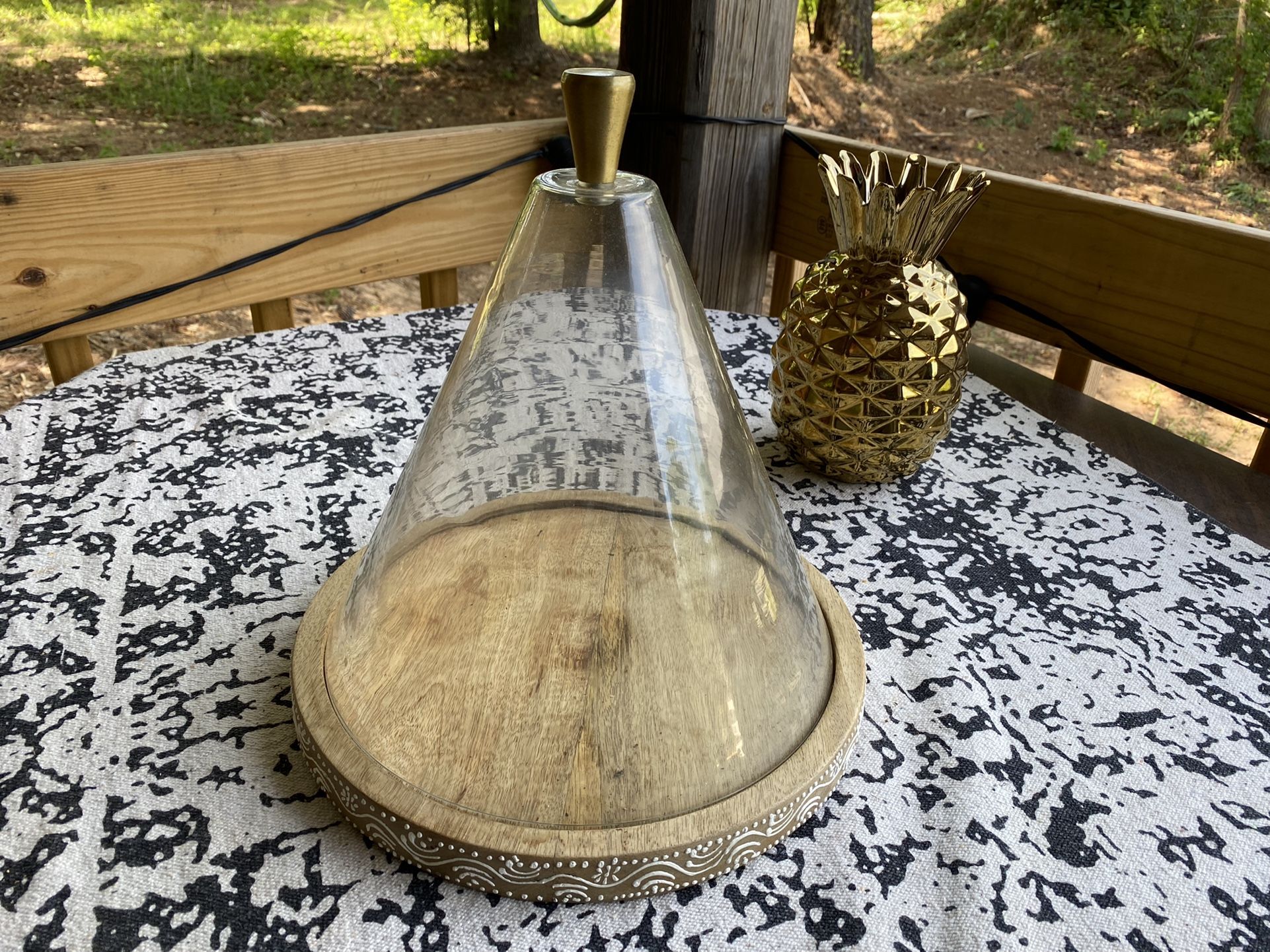 Chrissy Teigan Glass Cloche